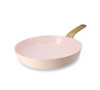 MENASTYL - Poêle 28cm avec revêtement antiadhésif céramique (Sans PFAS/Sans PTFE) tous feux dont induction - En Aluminium - Gamme Colorama - Rose - 6020922