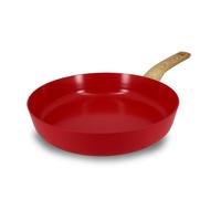 MENASTYL - Poêle 28cm avec revêtement antiadhésif céramique (Sans PFAS/Sans PTFE) tous feux dont induction - En Aluminium - Gamme Colorama - Magenta - 6020817