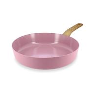 Menastyl Poêle Colorama 28 cm en aluminium recyclé Lilas Induction