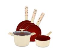 MENASTYL - Set 5 pièces cerise en aluminium - 6014306