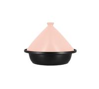 MENASTYL - Tajine d24cm fond alu induction couvercle en céramique rose - 6020046