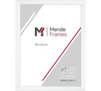 MendeFrames cadre en bois H130 blanc 60x80 cm avec verre normal