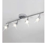 MENDGA Plafonnier LED 4 Spots Orientables,Luminaire Plafonnier Pivotant,Spots de Plafond Moderne pour Cuisine Salon Chambre Couloir