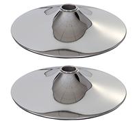 Mendler 2X Plateau de Sol pour Tabouret de Bar Chrome Ø 41cm