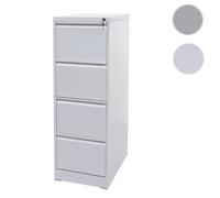 Mendler Armoire à dossiers suspendus HWC-H16 - Blanc