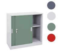 Mendler Armoire à dossiers Boston HWC-F41 90x90x45cm Vert
