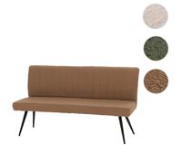 MENDLER Banquette HWC-K16 - Tissu bouclé - Brun