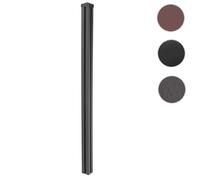 Poteau Wpc Sarthe-Clôture Wpc, Poteau Pilier, Système Enfichable 240cm, Anthracite Gris