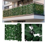 Mendler Brise-Vue pour Balcon N77 500x100cm Feuille foncée
