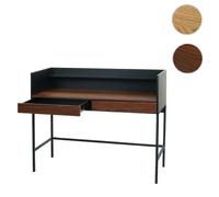 Mendler Bureau avec caisson - Noyer