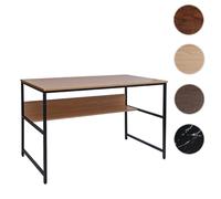 Mendler Bureau HWC-K80 – métal, MDF 120 x 60 cm – naturel
