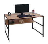Mendler Bureau en pin - Naturel