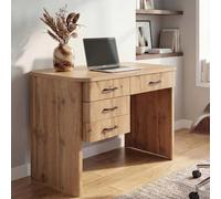 Mendler Bureau HWC-P42 78 x 110 x 60 cm, Aspect chêne Wotan