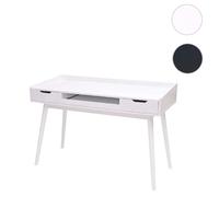 Mendler Bureau informatique avec caisson - Blanc