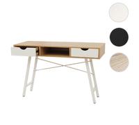 Mendler Bureau informatique avec caisson - Blanc
