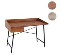 Mendler Bureau informatique avec caisson - Brun