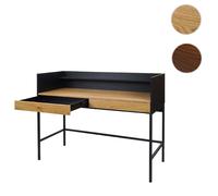 Mendler Bureau informatique avec caisson - Marron