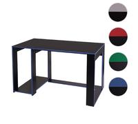 Mendler Bureau informatique HWC-J26 120x60x76 cm noir-bleu
