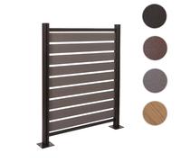 Mendler Cache-poubelle gris