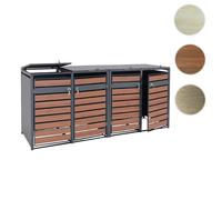 Mendler Cache-poubelles 2,64x0,80x1,17 m