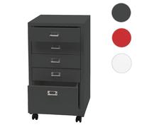 Mendler Caisson de bureau à roulettes - Gris