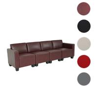 Mendler Canapé d'angle 4 places - Rouge