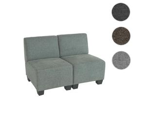 Mendler canapé droit 2 places - Gris