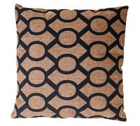 Mendler Cercles - 45x45 cm - Marron/Noir