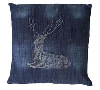 Mendler Cerf Bleu - 45x45x12 cm - Bleu