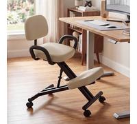 Mendler Chaise à Genoux avec Dossier HWC-Q22 Beige crème