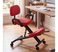 Mendler Chaise à Genoux avec Dossier HWC-Q22 Rouge