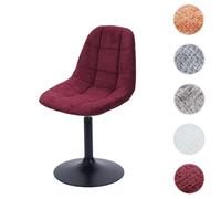 Mendler Chaise de Salle à Manger HWC-A60 Chenille Bordeaux