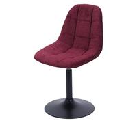 Mendler Chaise de Salle à Manger HWC-A60 Chenille Bordeaux