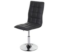 Mendler Chaise de Salle à Manger HWC-C41 Similicuir Gris