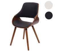 Mendler Chaise HWC-D23 - Similicuir noir