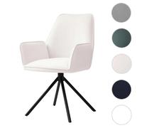 Chaise de salle à manger HWC-G67, chaise de cuisine, pivotante, auto-position Beige