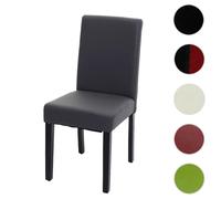 Mendler Chaise Littau similicuir gris