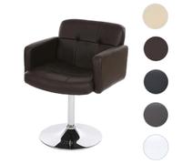 Mendler Chaise Orlando Similicuir Marron