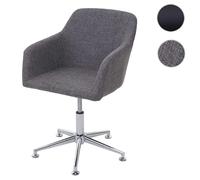 Mendler Chaise pivotante HWC-A74 - Gris