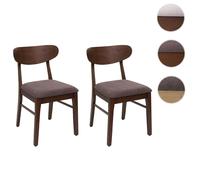 Mendler Chaises HWC-M59 - Taupe