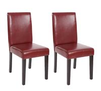 Mendler Chaises Littau - Brun rouge