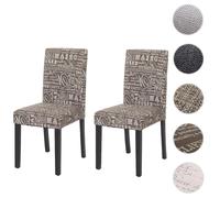 Mendler Chaises Littau - Tissu Gris