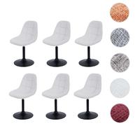 Mendler Chaises Pivotantes HWC-A60 - Crème