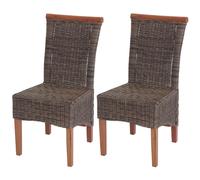 Mendler Chaises Rotin Savona Lot de 2
