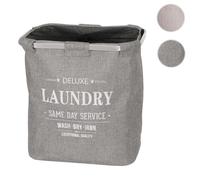 Mendler Collecteur de linge - Gris