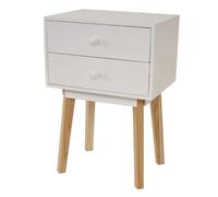 Mendler Commode 2 tiroirs Malmö - Blanc