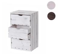 Mendler Commode 3 tiroirs enfant - Blanc