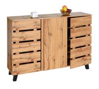 Mendler Commode 8 tiroirs - Marron