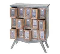 Mendler Commode pharmacie 15 tiroirs - Multicolore