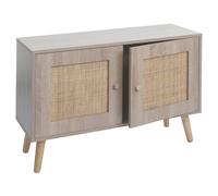 Mendler Commode rotin kubu - Marron